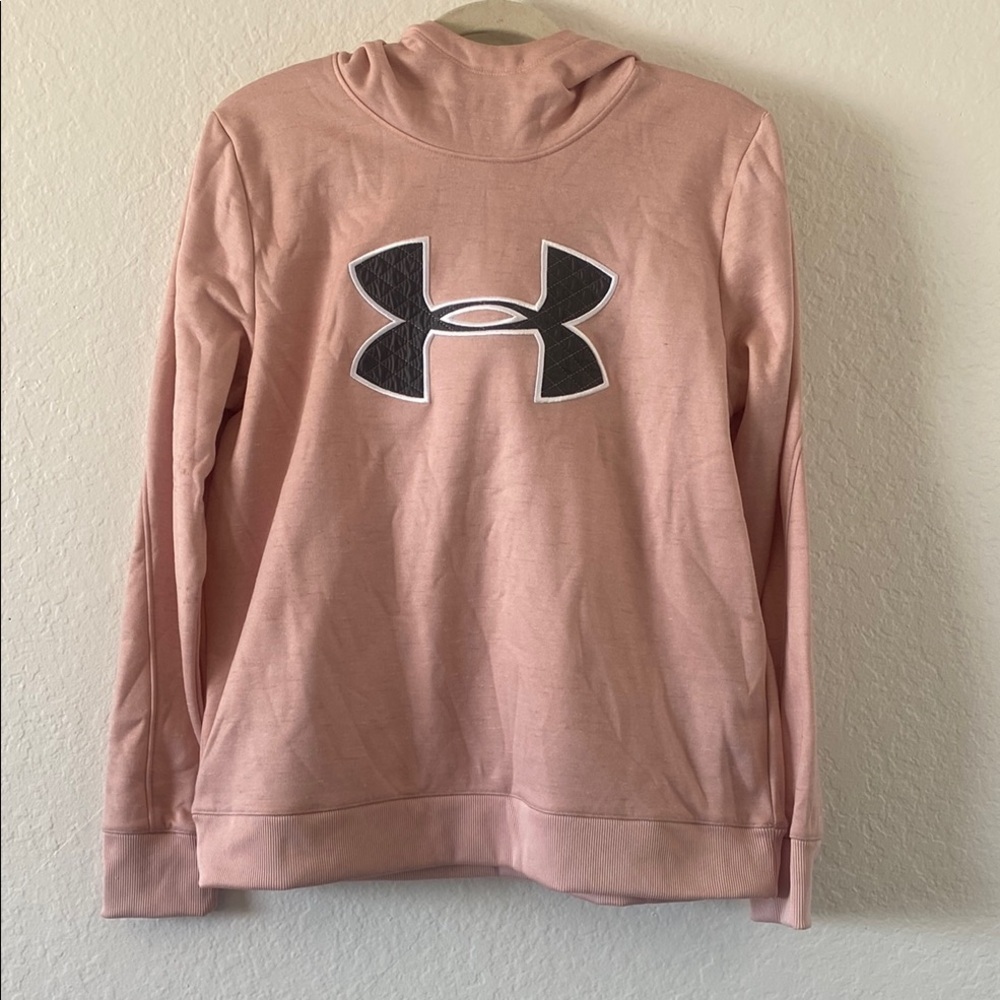 Under Armour Pink Cowl Neck Sweater‎ Size L